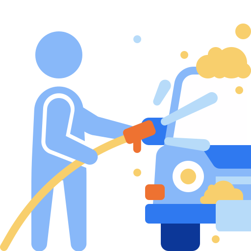 Illustration lavage auto